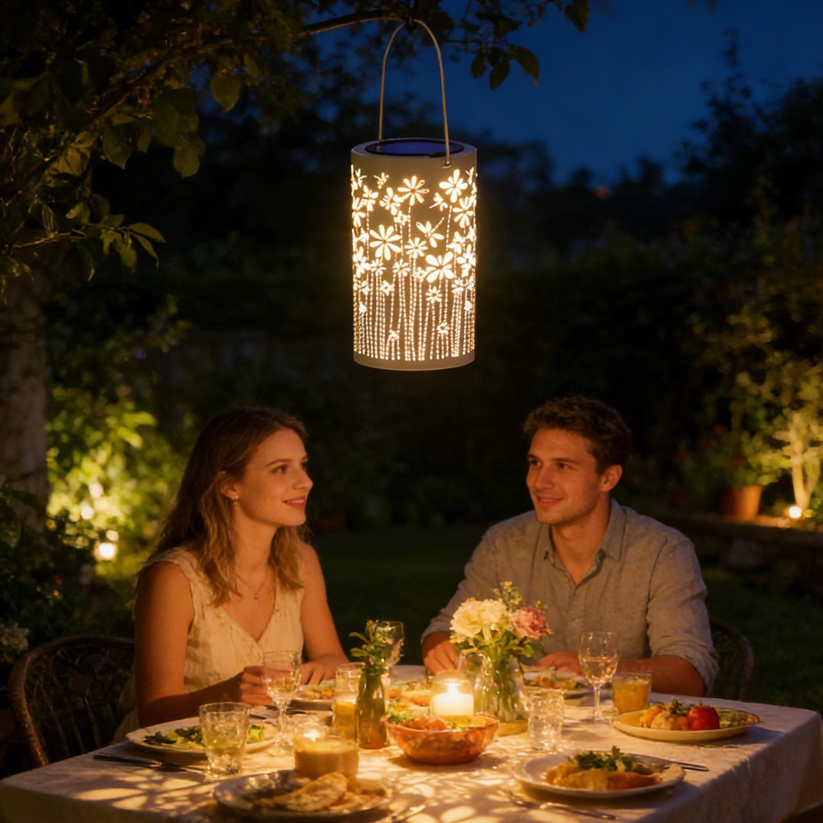 Solar Path Light - Lanternes d'extérieur pour porche, lampes à