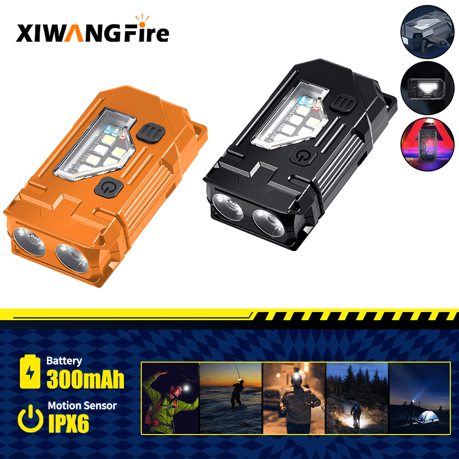 Outdoor Lighting Types - Mini lampe torche EDC porte-clés -