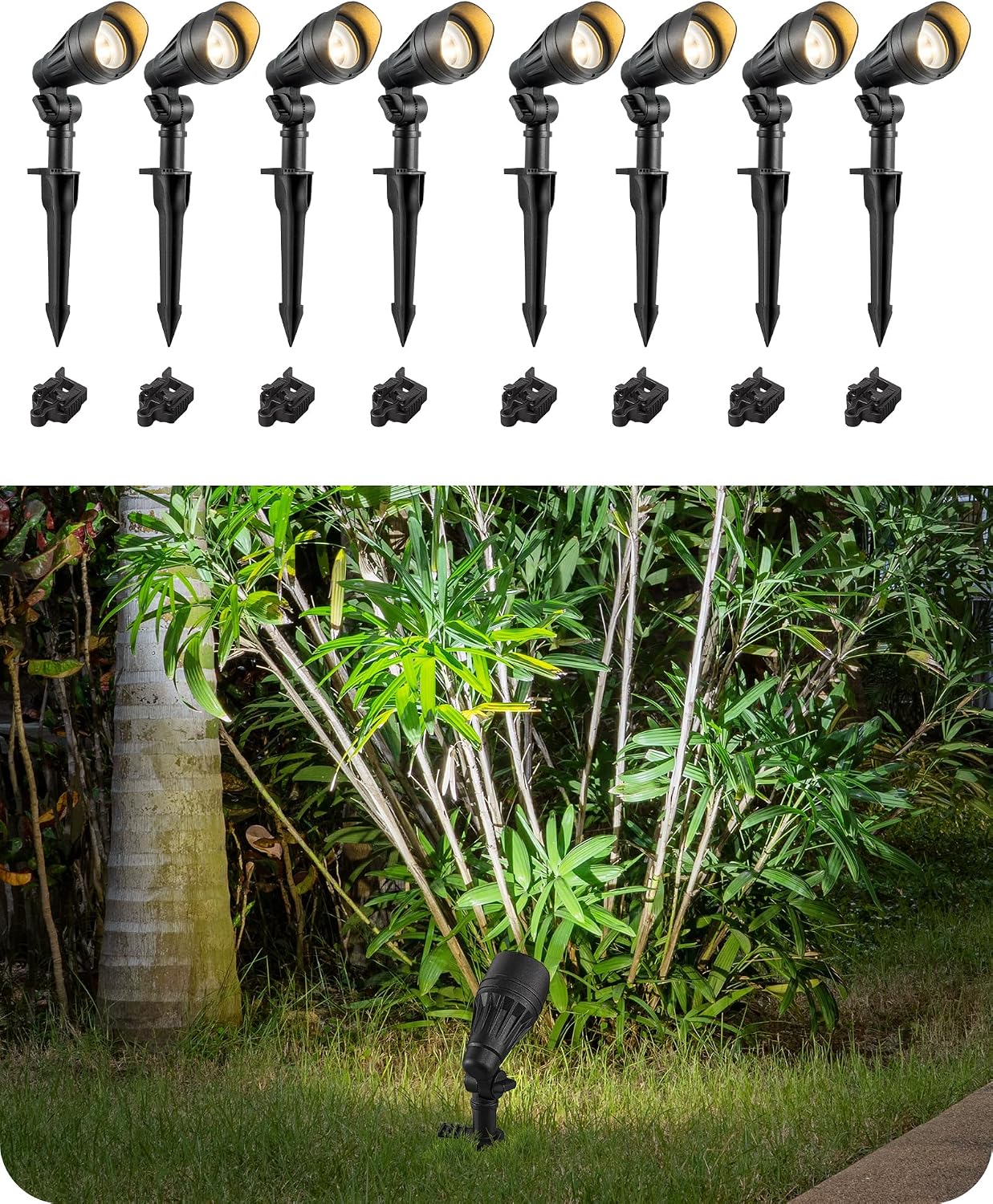 Outdoor Lighting Tree - Projecteur basse tension en aluminium pour