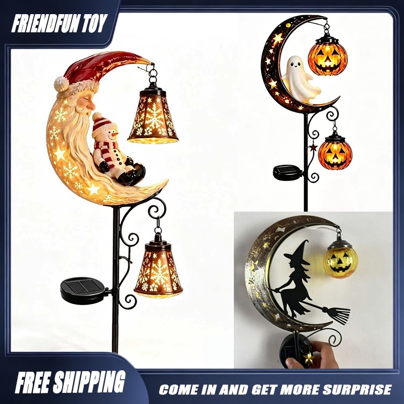 Solar Path Light - Lampes solaires d'Halloween pour jardin, lampes