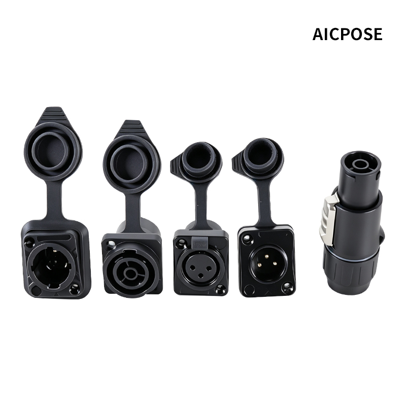 Outdoor Lighting Connectors - Lot de 10 connecteurs d'alimentation Powercon