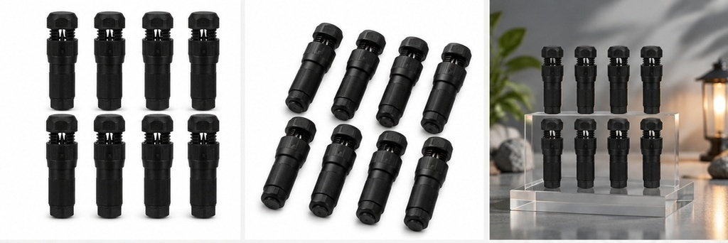 Outdoor Lighting Connectors - 8 connecteurs étanches à faible tension
