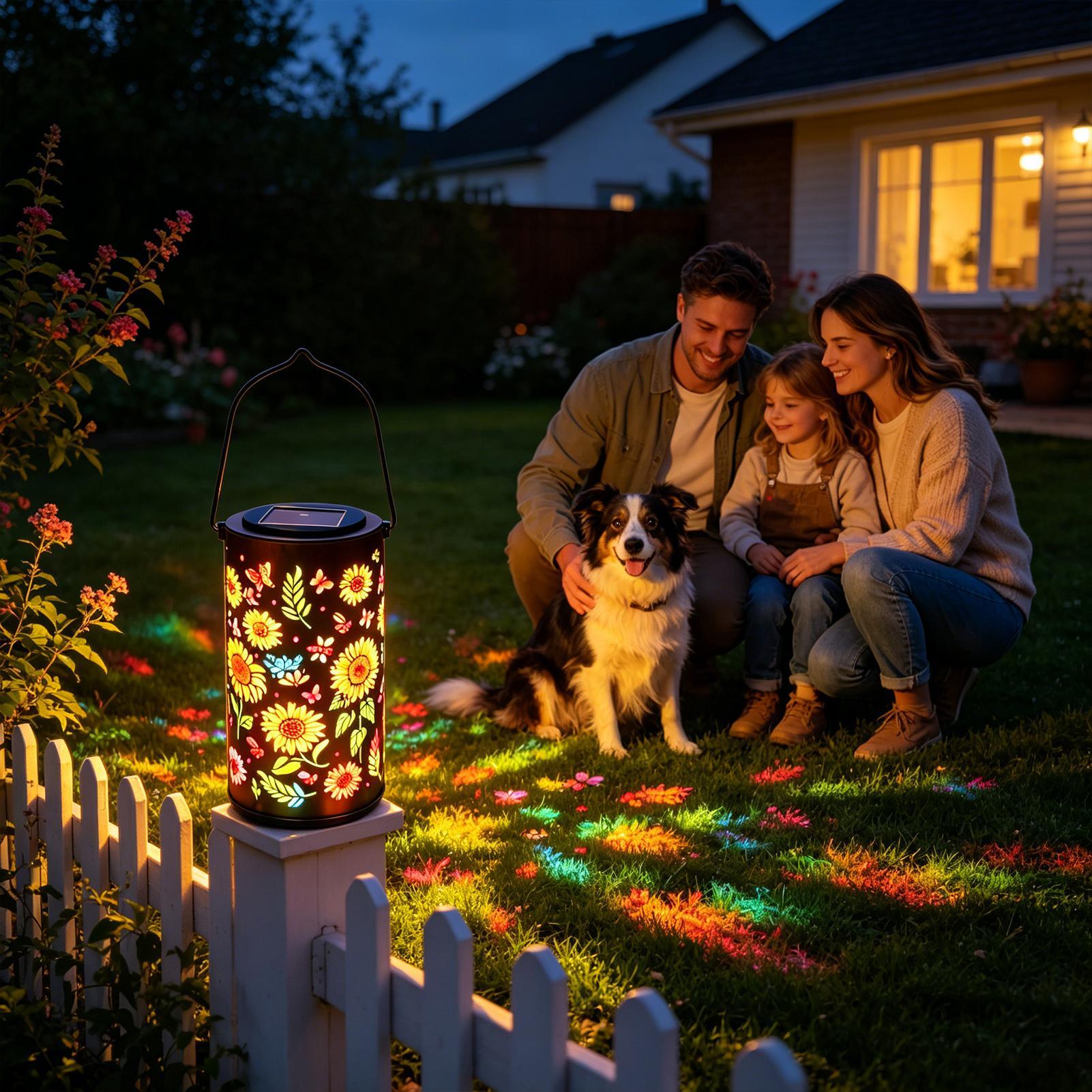 Lanterne solaire en forme de t - Outdoor Lighting Tree avis et prix