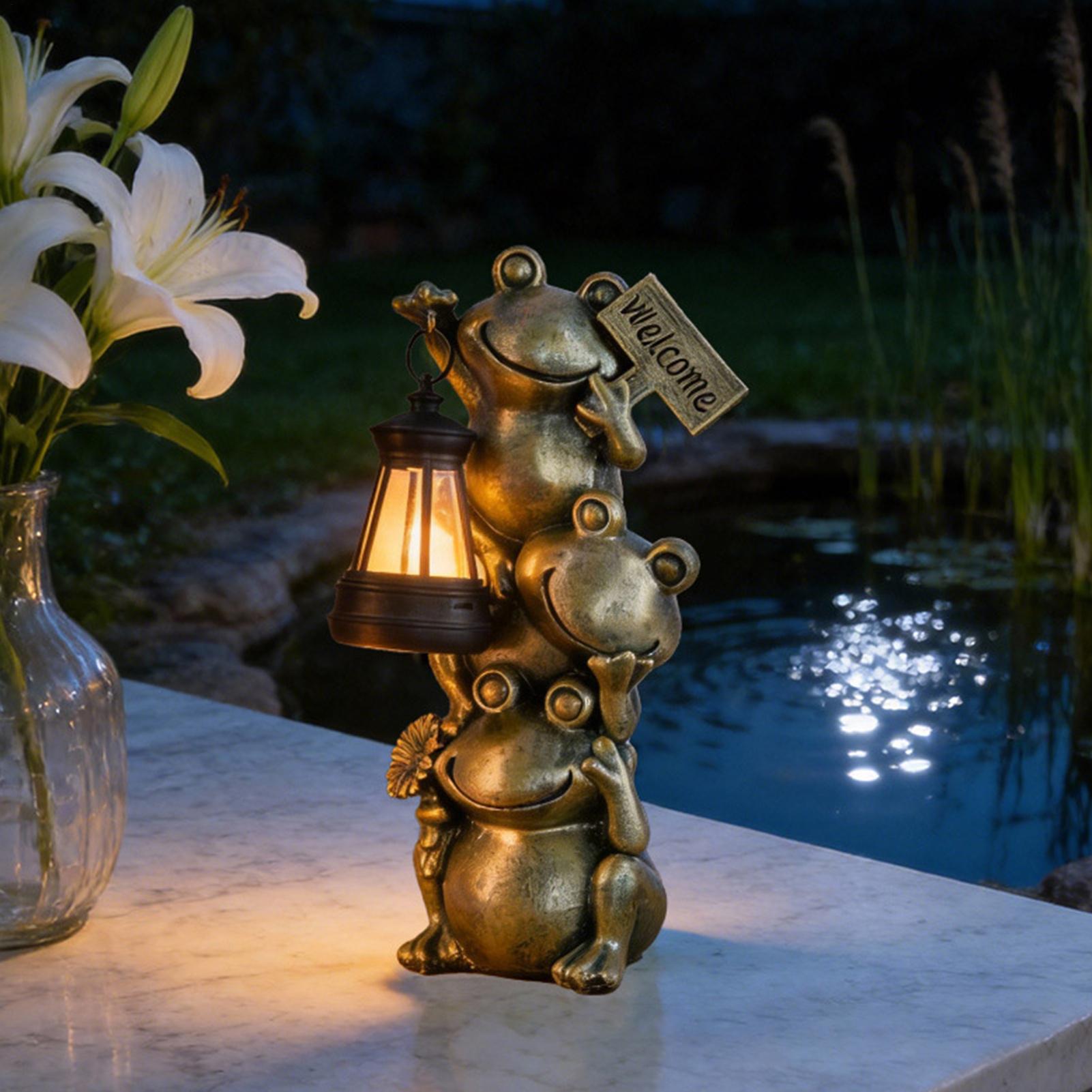 Lampe solaire de jardin en for - Solar Path Light avis et prix