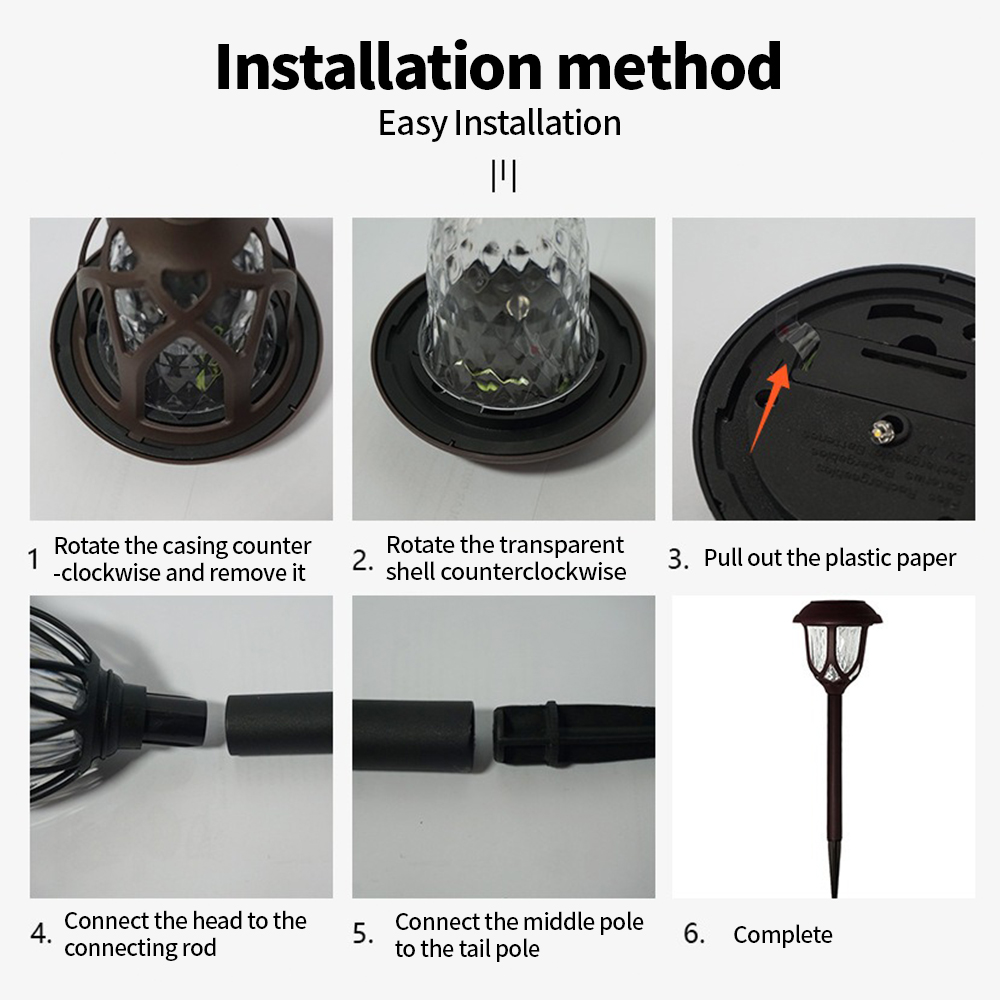 Lampe solaire LED pour cour, é - Solar Path Light avis et prix