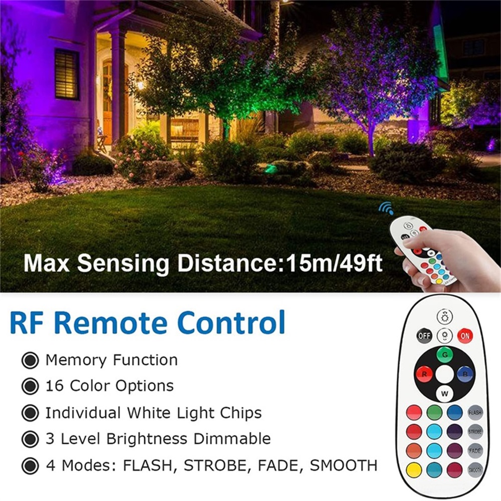 Éclairage paysager RGBW 10W av - Outdoor Lighting Tree avis et prix
