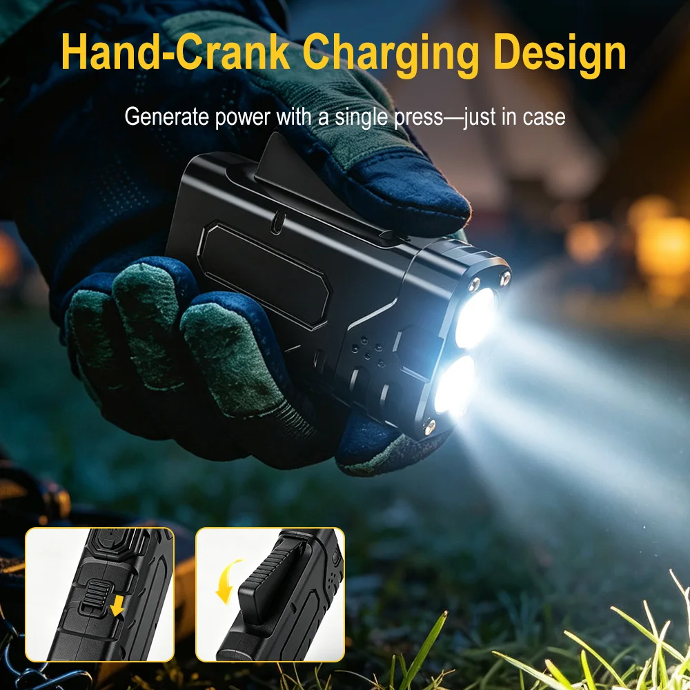 BORUIiT Lampe de poche LED EDC - Outdoor Lighting Types avis et prix