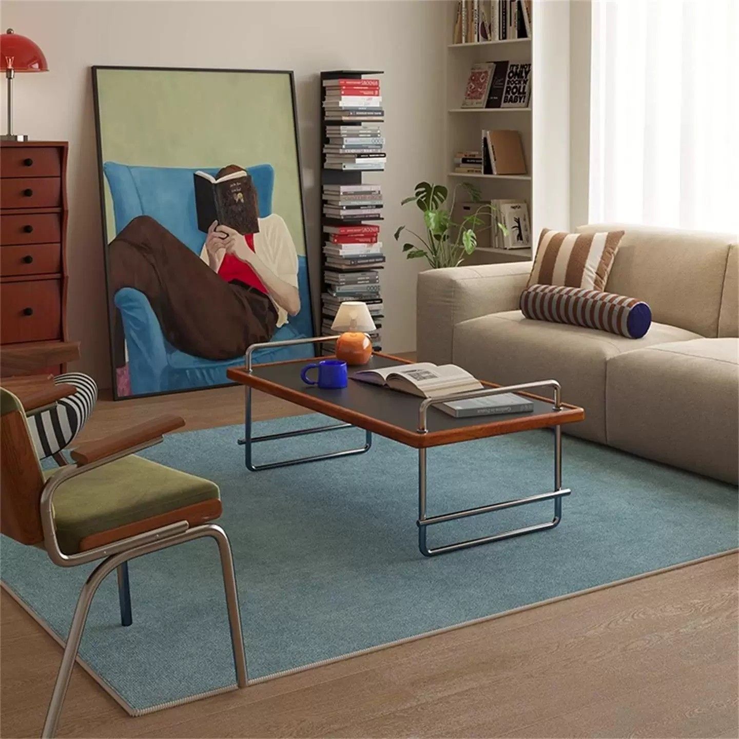 Tapis de salon moderne uni ant - Outdoor Lighting Garage avis et prix