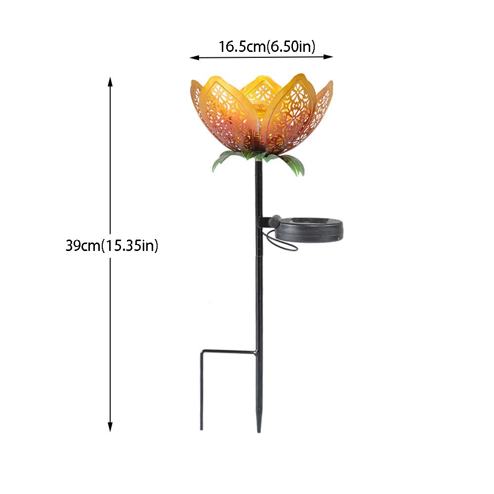 Lampe solaire en forme de lotu - Outdoor Lighting Ground Fixtures avis et prix