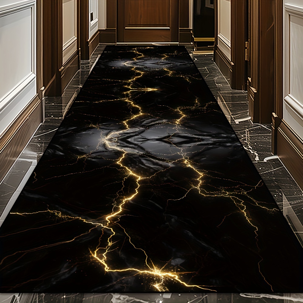 Tapis en bande de marbre noir  - Outdoor Lighting Garage avis et prix