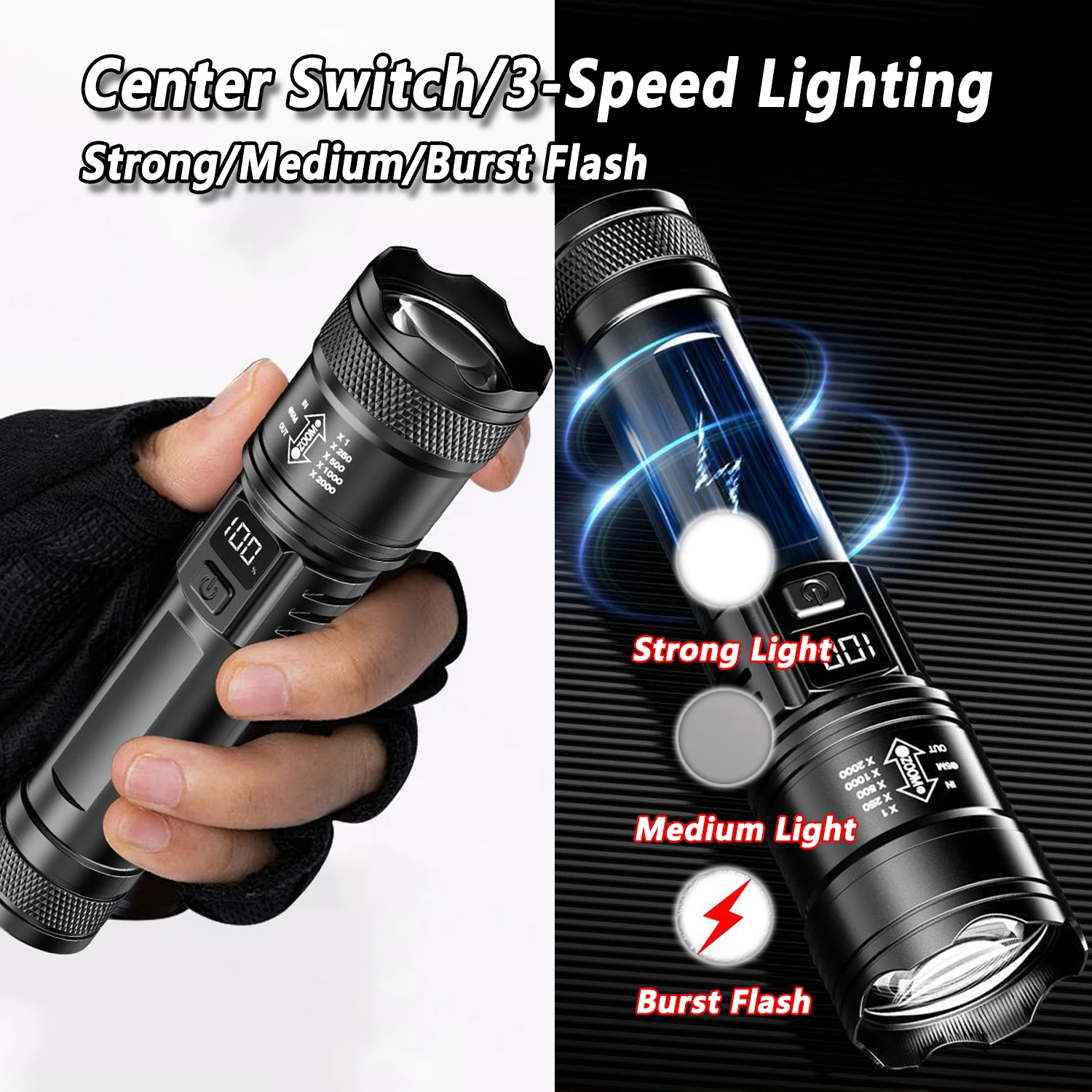 Lampe de poche LED Ultra lumin - Outdoor Lighting Types avis et prix