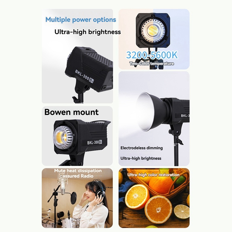 Lumière vidéo Bi LED 300W, écl - Outdoor Lighting Video avis et prix