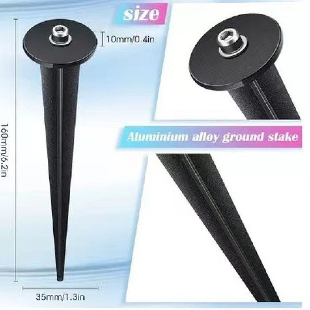 Piquet de fixation pour projec - Outdoor Lighting Ground Fixtures avis et prix