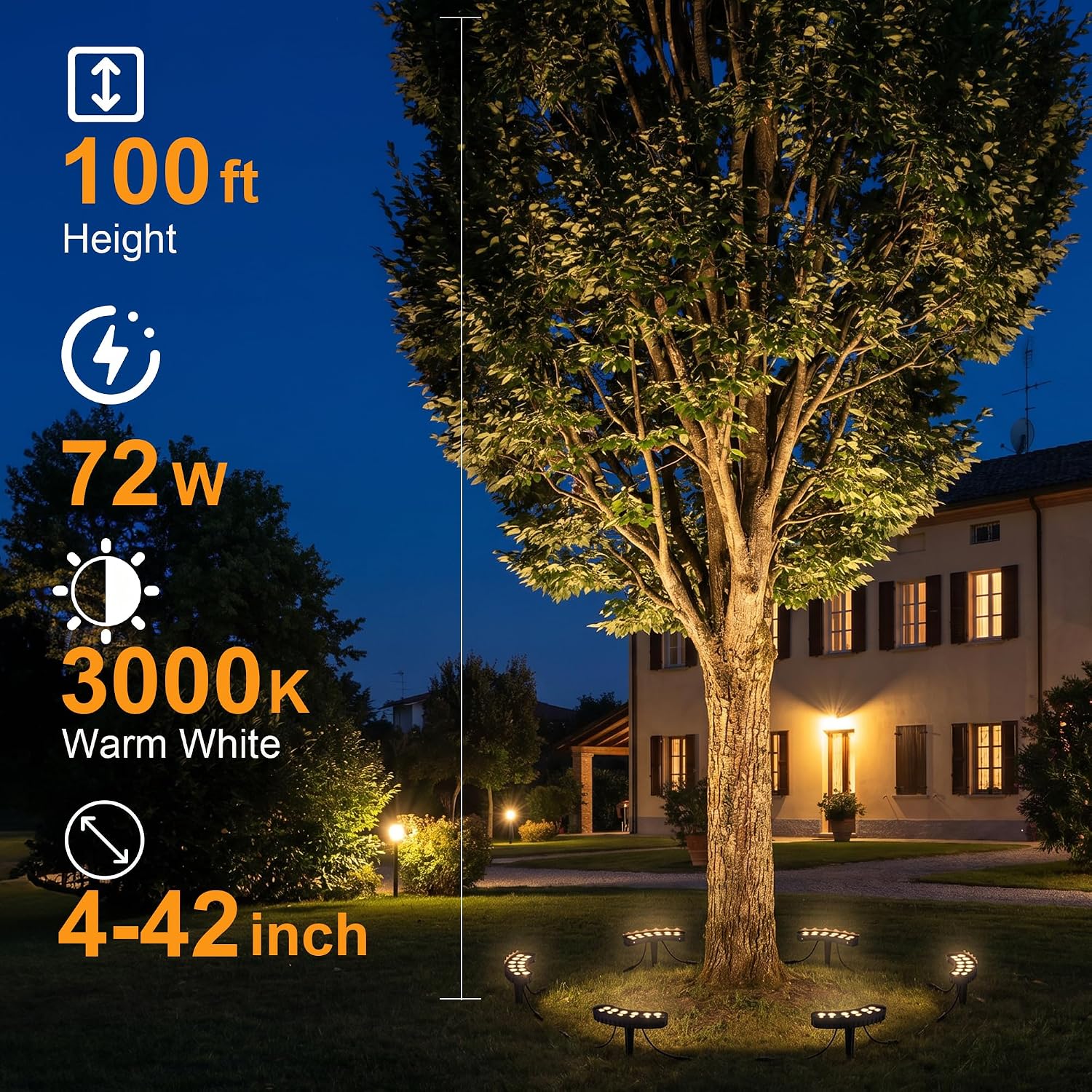 Lumières d'arbre extérieures e - Outdoor Lighting Tree avis et prix