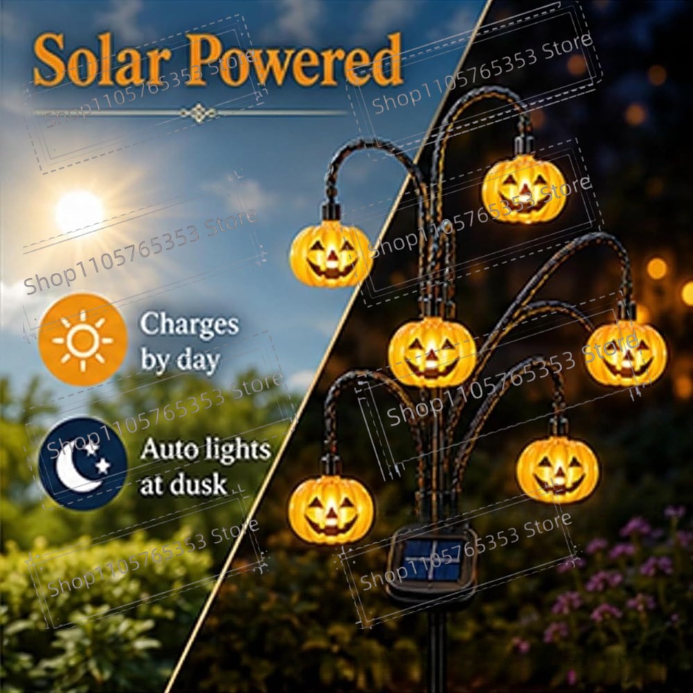 Lanterne solaire d'Halloween p - Outdoor Lighting Tree avis et prix