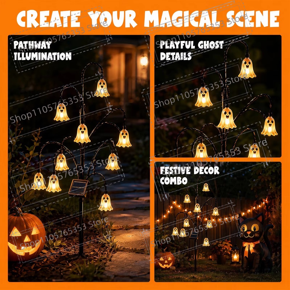 Lanterne solaire d'Halloween p - Outdoor Lighting Tree avis et prix