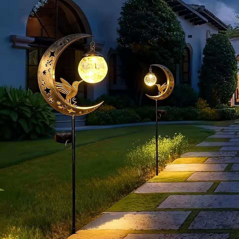 Lampe solaire de jardin en fer - Solar Path Light avis et prix