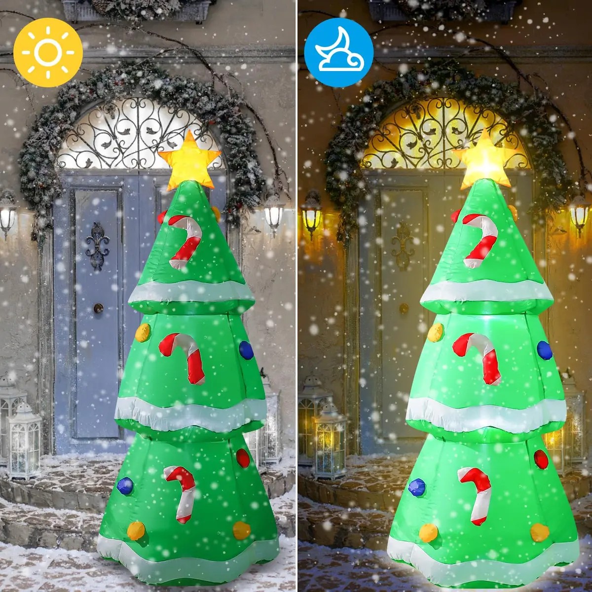 Décoration de Noël gonflable D - Outdoor Lighting Tree avis et prix
